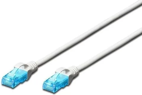 Патч-корд Digitus CAT 5e U/UTP 10 м серый (DK-1512-100)
