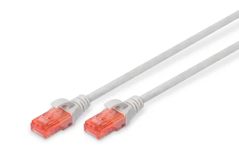 Патч-корд Digitus CAT 6 U/UTP 0,25 м серый (DK-1617-0025)