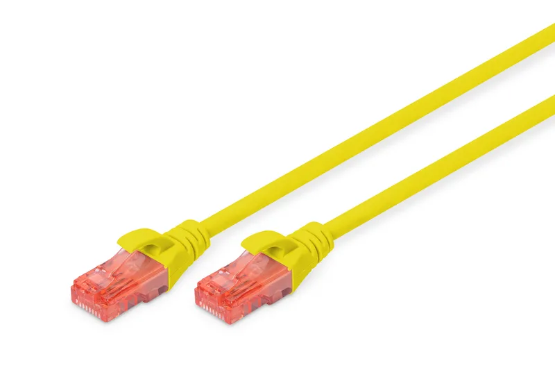 Патч-корд Digitus CAT 6 U/UTP 1 м желтый (DK-1617-010/Y)