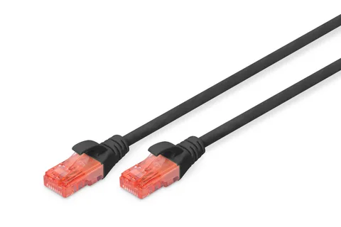 Патч-корд Digitus CAT 6 U/UTP 1 м черный (DK-1617-010/BL)