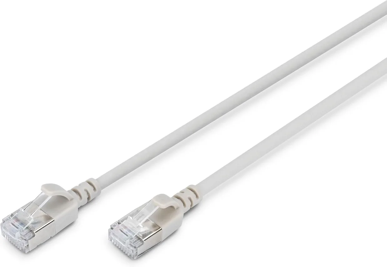 Патч-корд Digitus CAT 6A F/FTP Slim 0,5 м серый (DK-1632-A-005S)