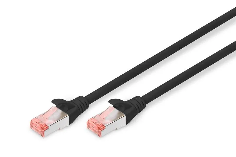 Патч-корд Digitus CAT 6 S/FTP 0,5 м чорний (DK-1644-005/BL)