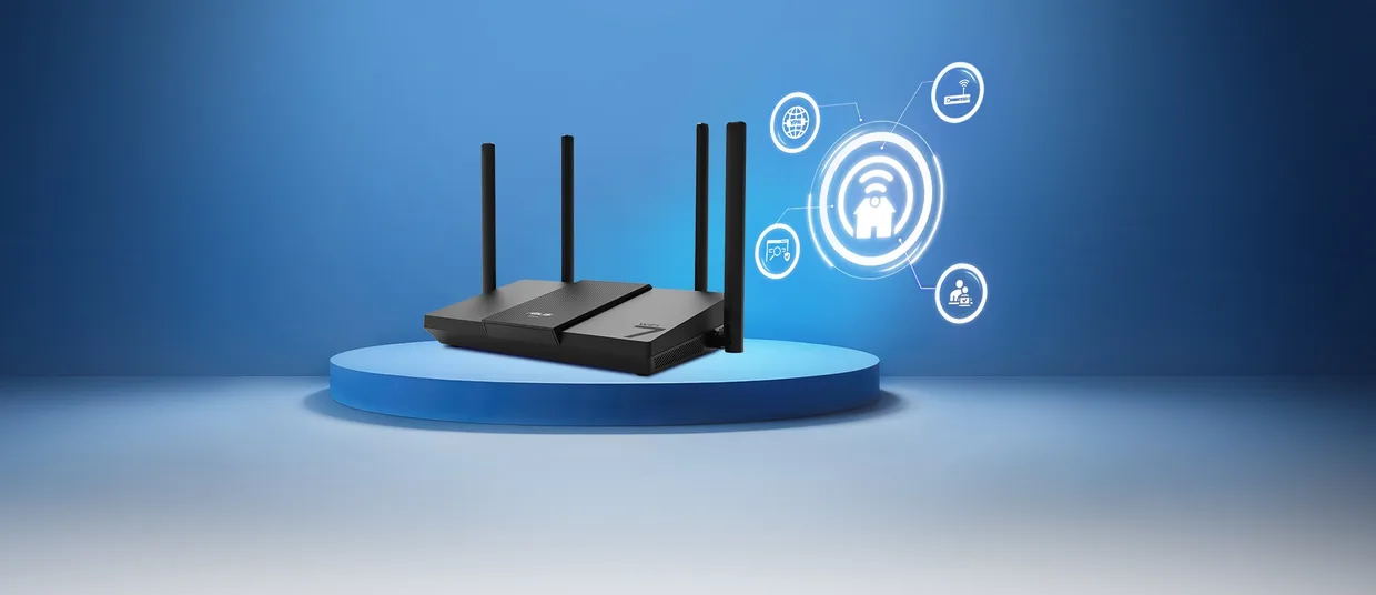 Wi-Fi роутер ASUS RT-BE50 (EU/UK) черный — фото 2