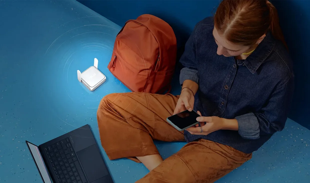 Портативный Wi-Fi роутер ASUS RT-BE58 Go белый — фото 2