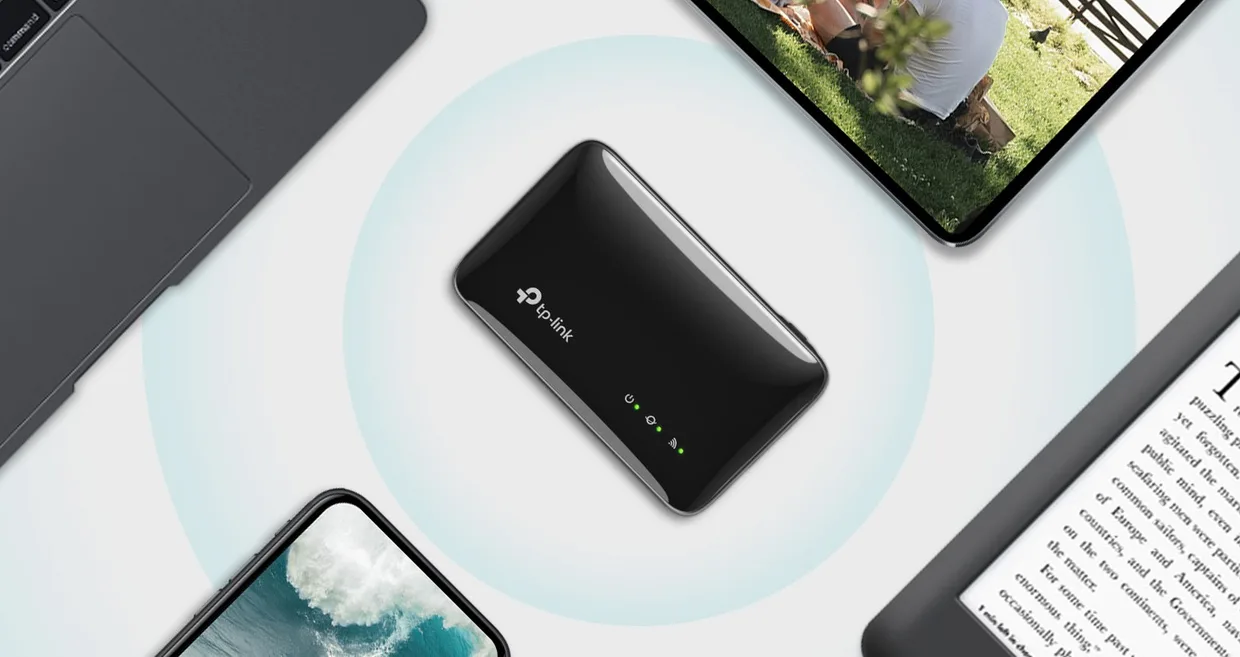 Мобільний 4G Wi-Fi роутер TP-Link M7005 чорний — фото 7