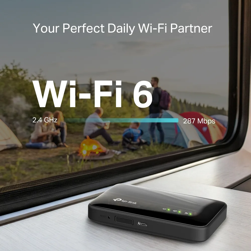 Мобільний 4G Wi-Fi роутер TP-Link M7005 чорний — фото 9