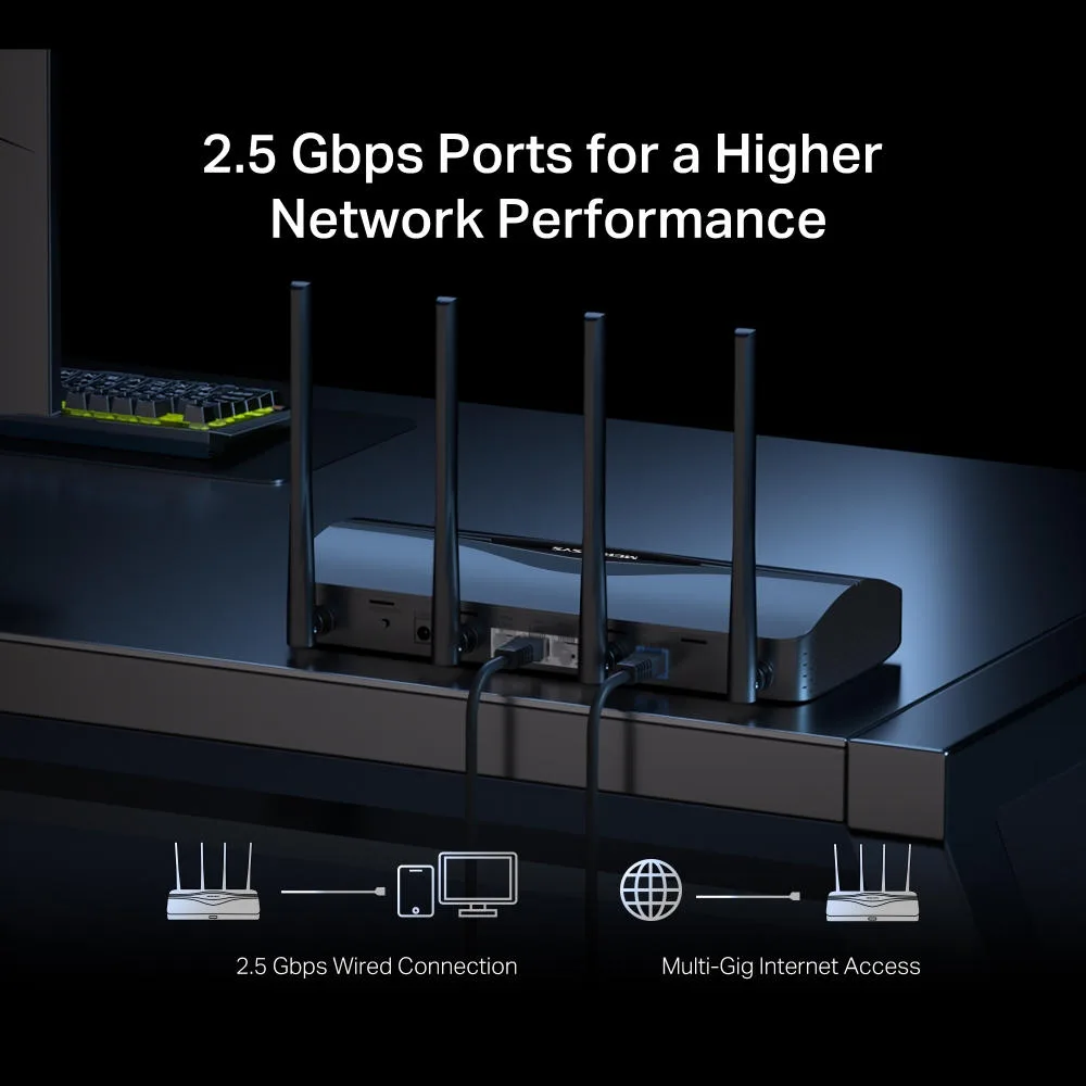 Wi-Fi роутер Mercusys MR27BE черный — фото 6