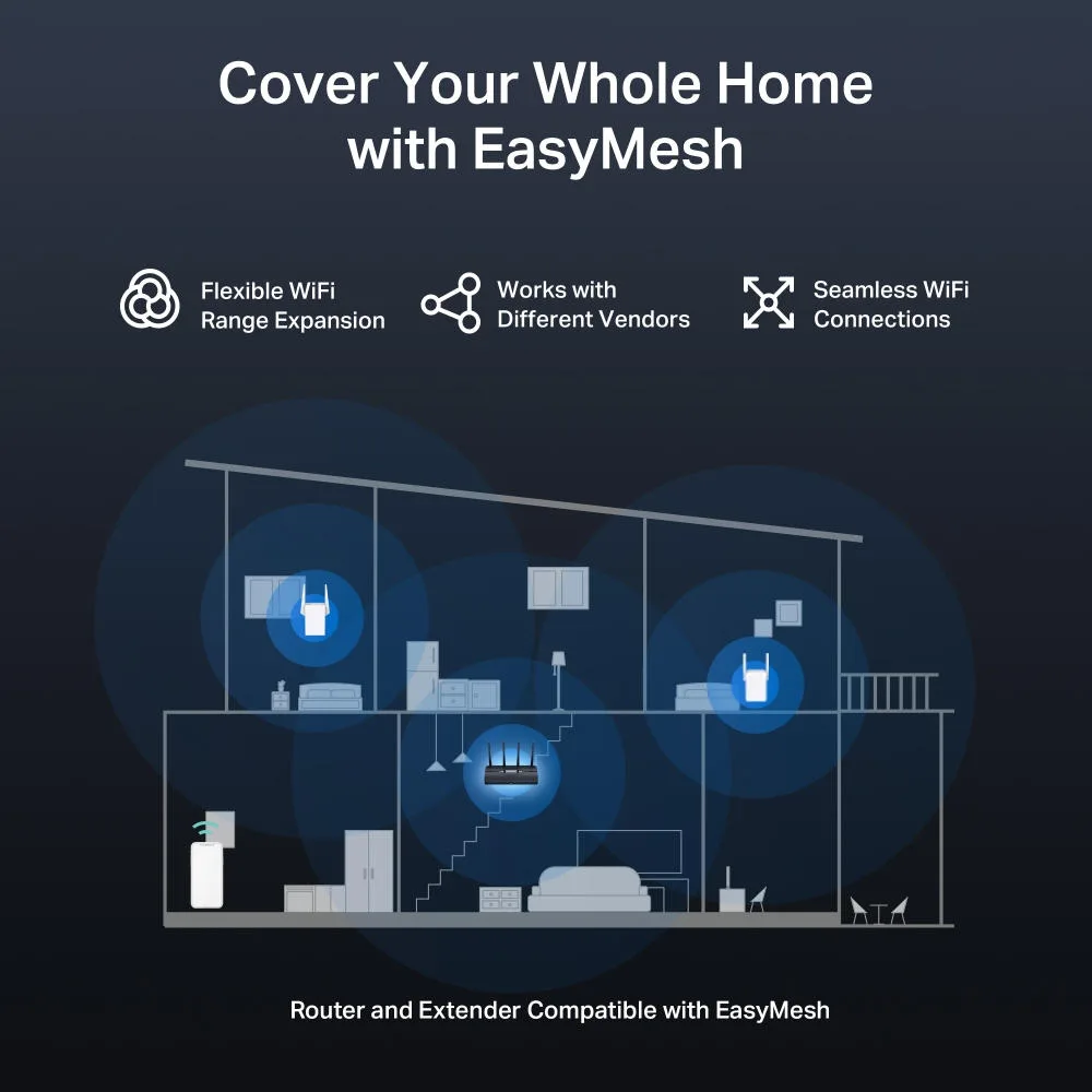 Wi-Fi роутер Mercusys MR27BE черный — фото 7
