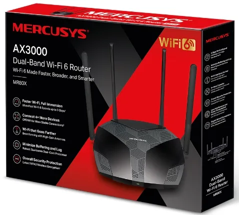 Wi-Fi роутер Mercusys MR80X черный — фото 16
