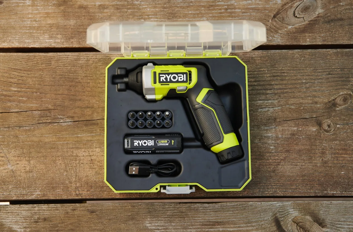 Отвертка аккумуляторная Ryobi USB Lithium RSD4-120T с АКБ 2 А·ч — фото 3