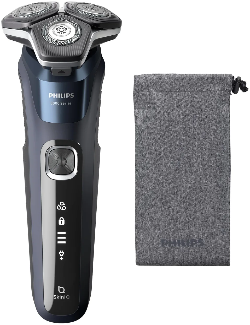Електробритва Philips Series 5000 S5885/10 чорно-синій — фото 3