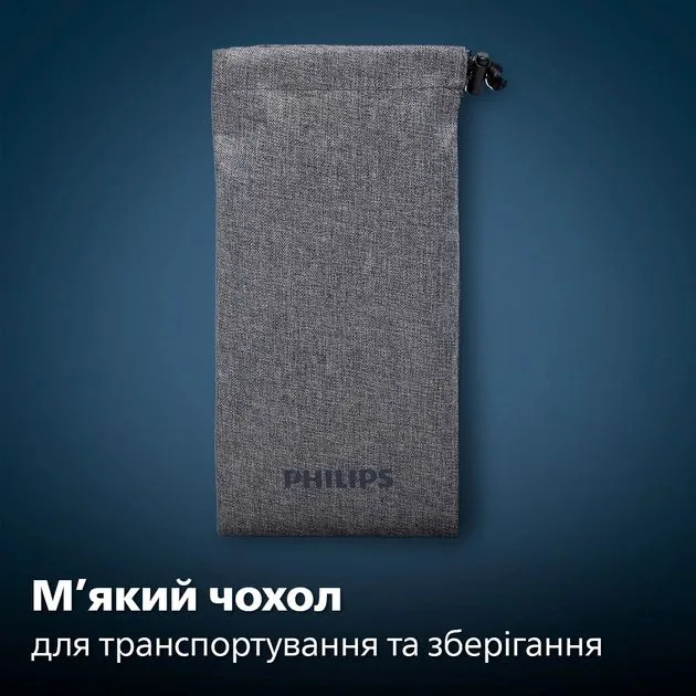 Електробритва Philips Series 5000 S5885/10 чорно-синій — фото 7