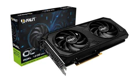 Видеокарта Palit GeForce RTX 4070 12GB GDDR6 Dual OC (NE64070S19K9-1048D)