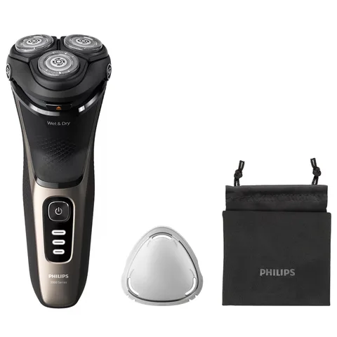 Электробритва Philips Series 3000 S3242/12 черно-золотой