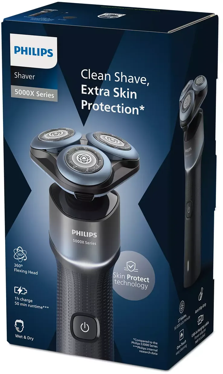 Електробритва Philips Series 5000X X5006/00 чорно-синій — фото 6