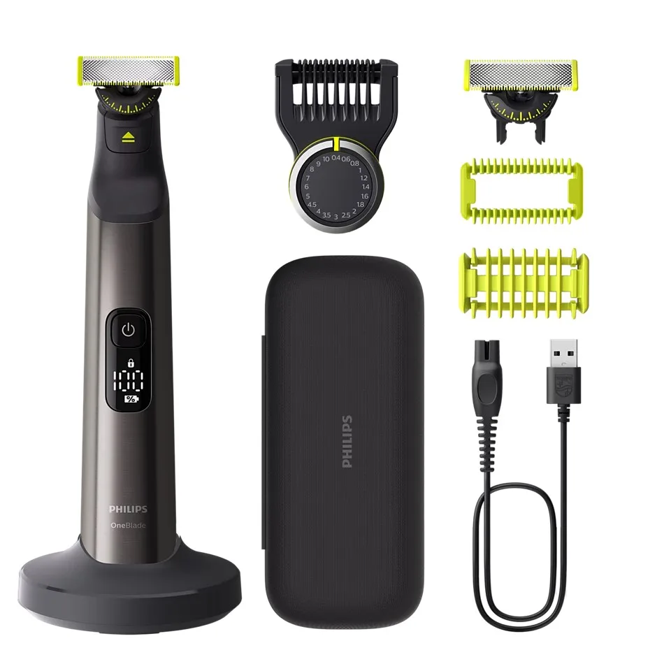 Электробритва-триммер Philips OneBlade Pro 360 QP6652/61 черный