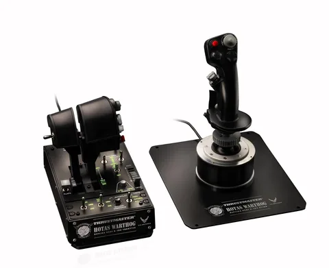 Комплект HOTAS Thrustmaster Hotas Warthog (джойстик + рычаг тяги)