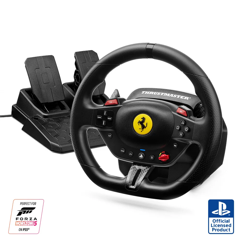 Руль с педалями Thrustmaster T98-P Ferrari 296 GTB для PS5/PS4/ПК