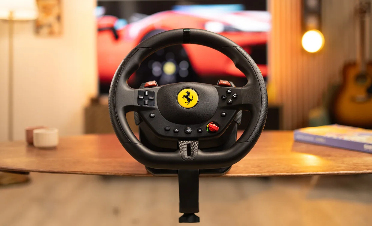 Руль с педалями Thrustmaster T98-P Ferrari 296 GTB для PS5/PS4/ПК — фото 2