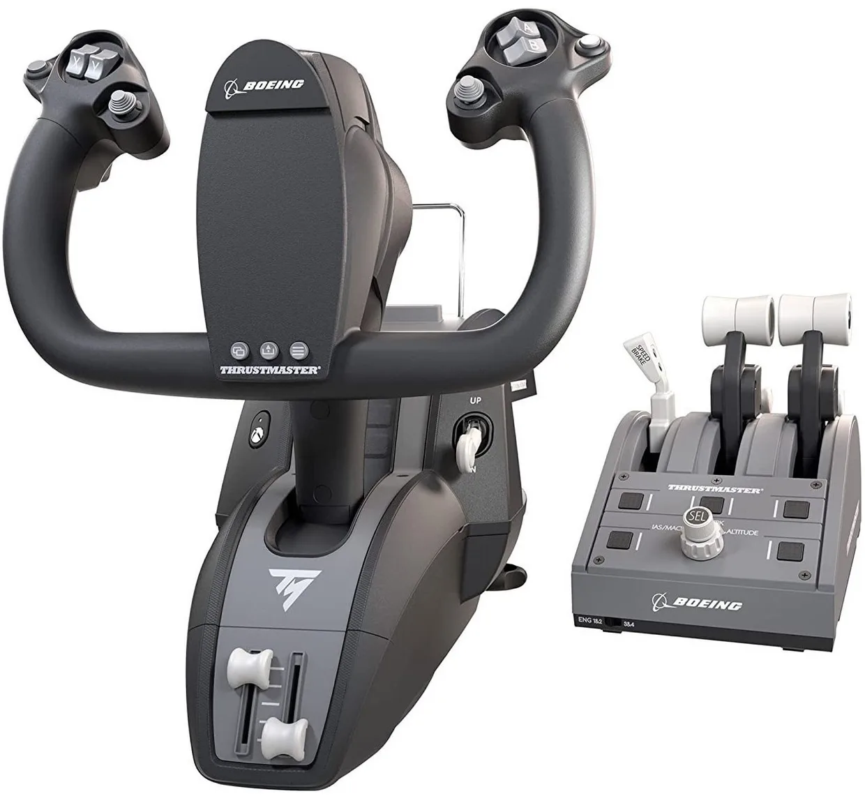Комплект штурвал + квадрант тяги Thrustmaster TCA Yoke Pack Boeing Edition