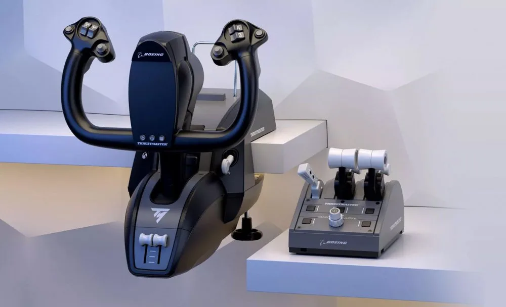 Комплект штурвал + квадрант тяги Thrustmaster TCA Yoke Pack Boeing Edition — фото 7