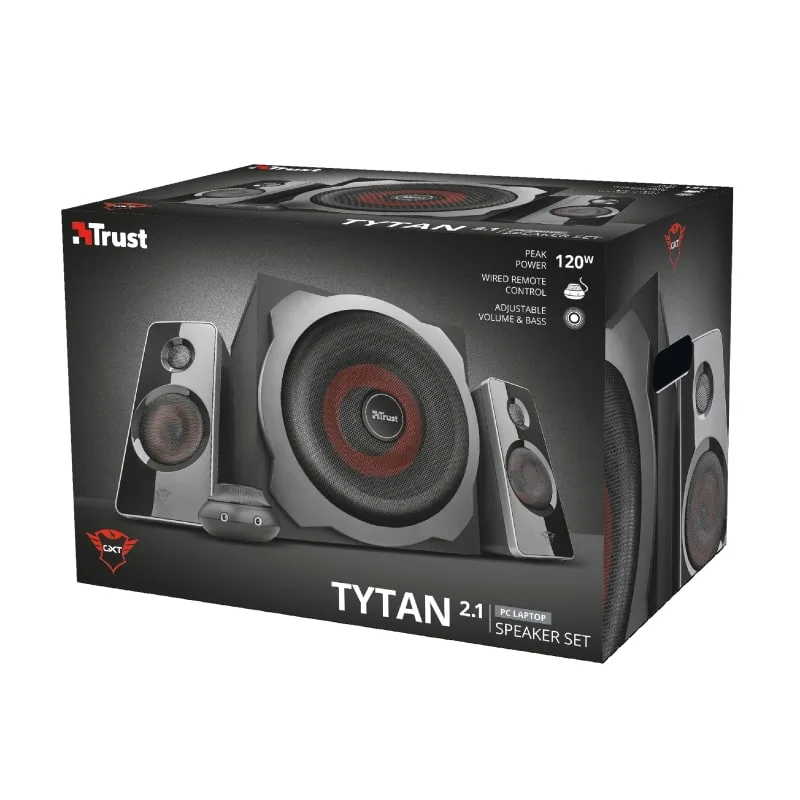 Акустическая система Trust GXT 38 Tytan 2.1 Ultimate Bass — фото 10