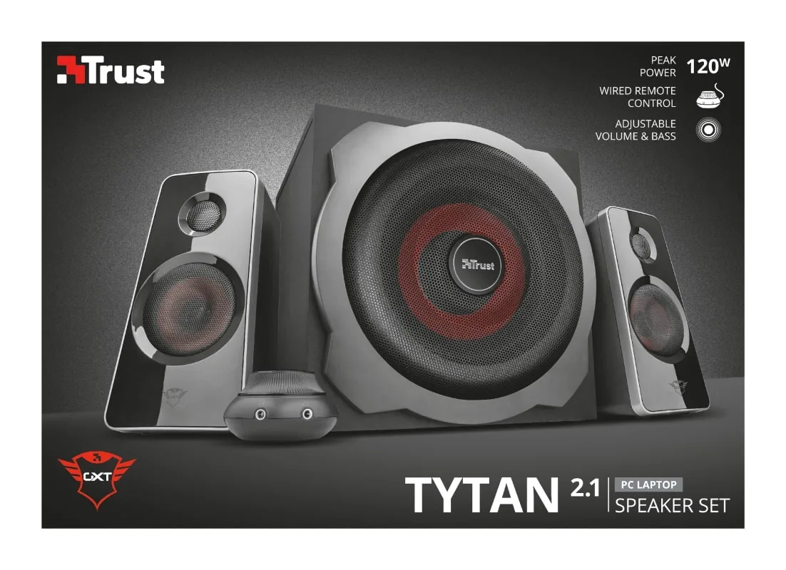 Акустическая система Trust GXT 38 Tytan 2.1 Ultimate Bass — фото 11