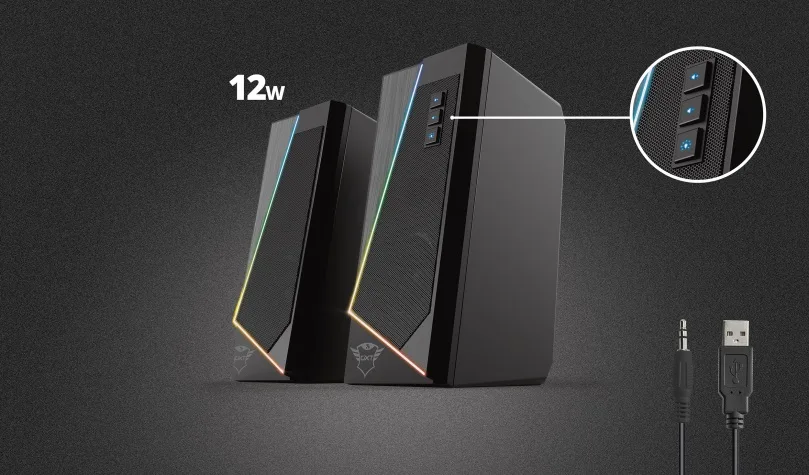 Акустична система Trust GXT 609 Zoxa 2.0 RGB — фото 3