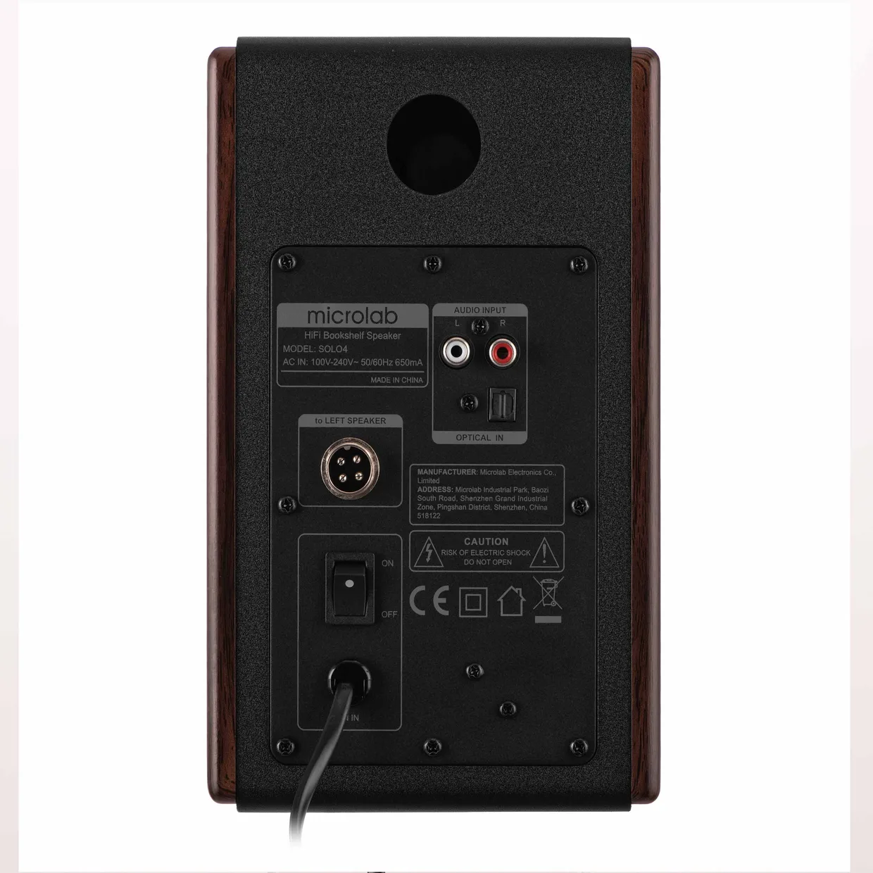 Акустична система Microlab Solo 4 2.0 коричнева — фото 4