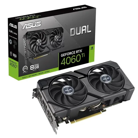Видеокарта Asus GeForce RTX 4060 Ti 8GB GDDR6 Dual Evo (DUAL-RTX4060TI-8G-EVO)