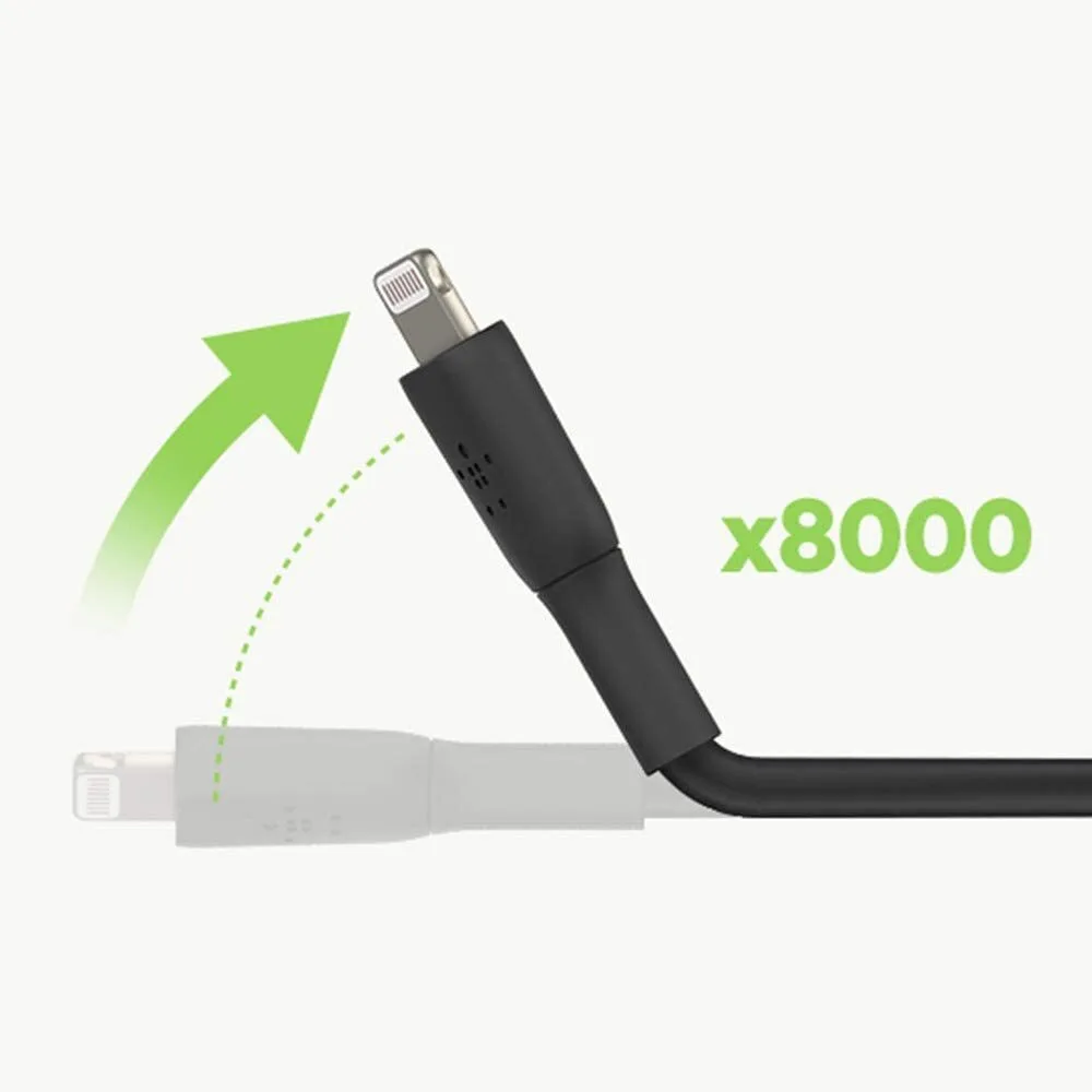 Кабель Belkin USB-A – Lightning 12 Вт 1 м чорний (CAA001BT1MBK) — фото 5
