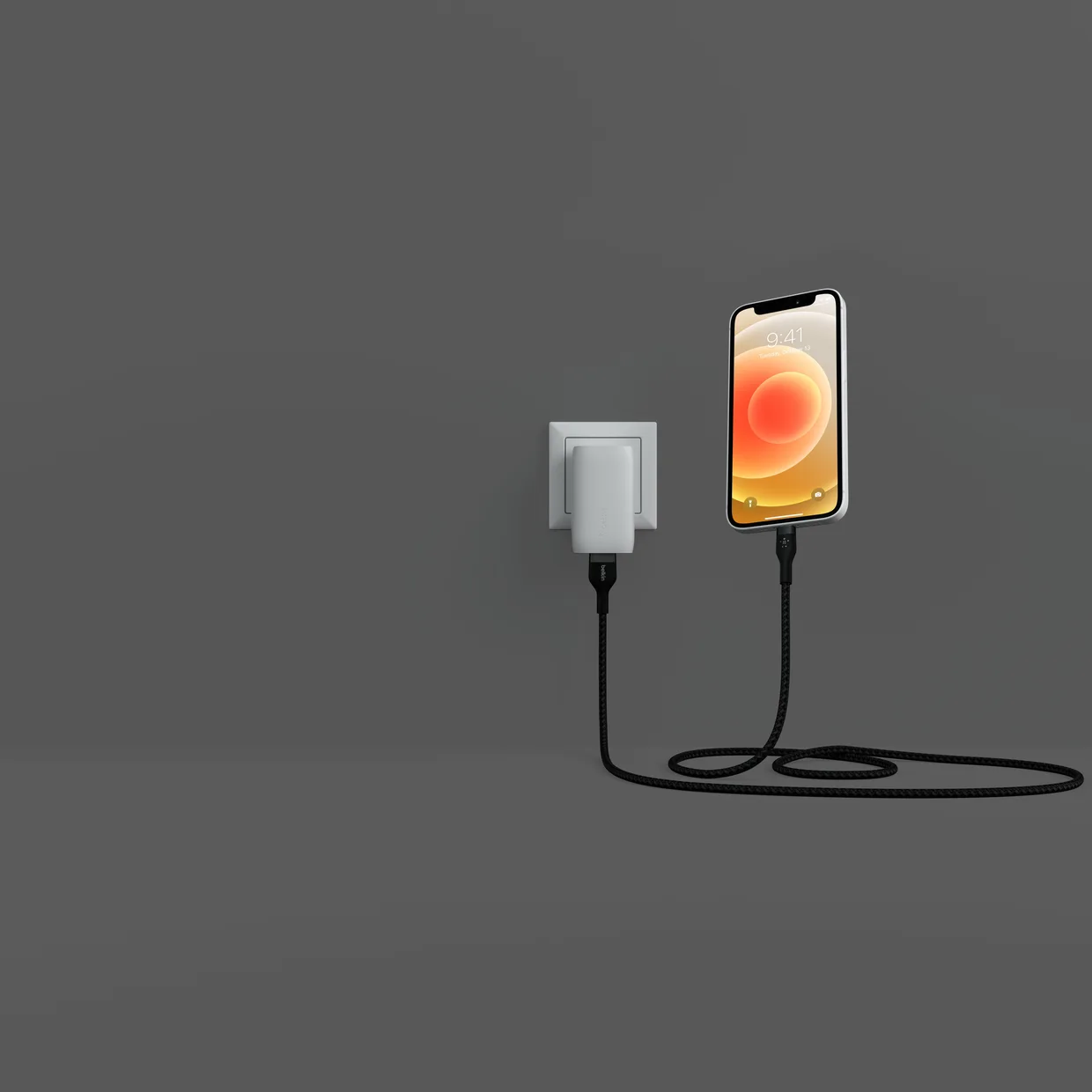Кабель Belkin USB-A – Lightning 12 Вт, силиконовый 1 м черный (CAA010BT1MBK) — фото 7