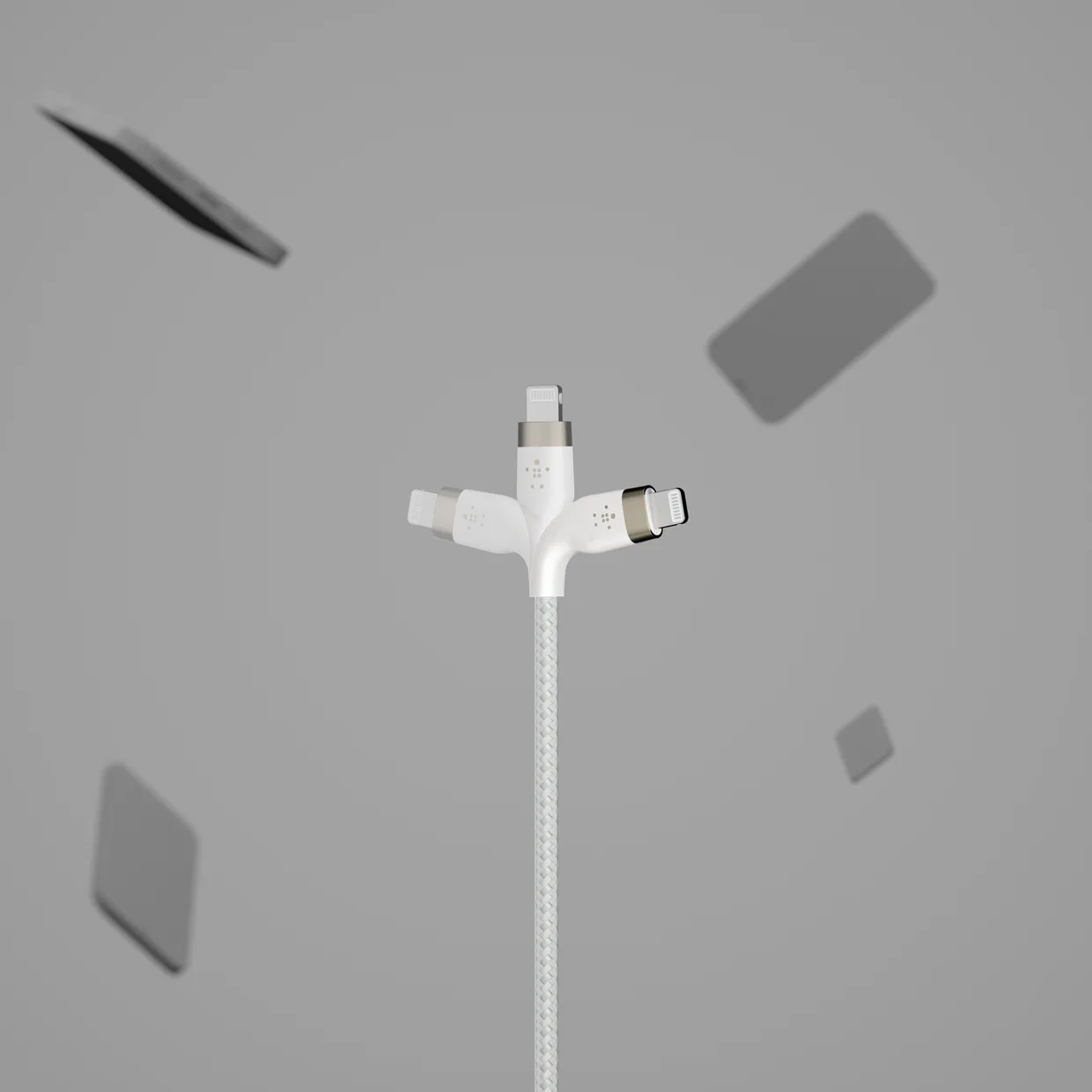 Кабель Belkin USB-A – Lightning 12 Вт, силиконовый 1 м белый (CAA010BT1MWH) — фото 9