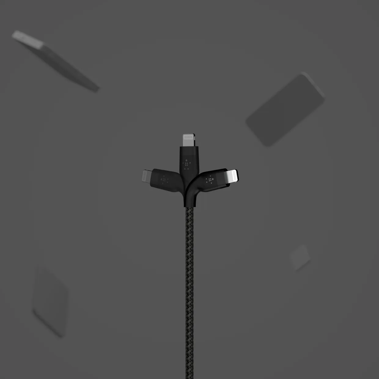 Кабель Belkin USB-C – Lightning, силіконовий 1 м чорний (CAA011BT1MBK) — фото 9