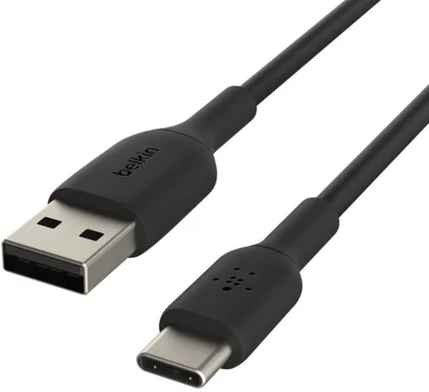 Кабель Belkin USB-A – USB-C 15 Вт 2 м черный (CAB001BT2MBK)
