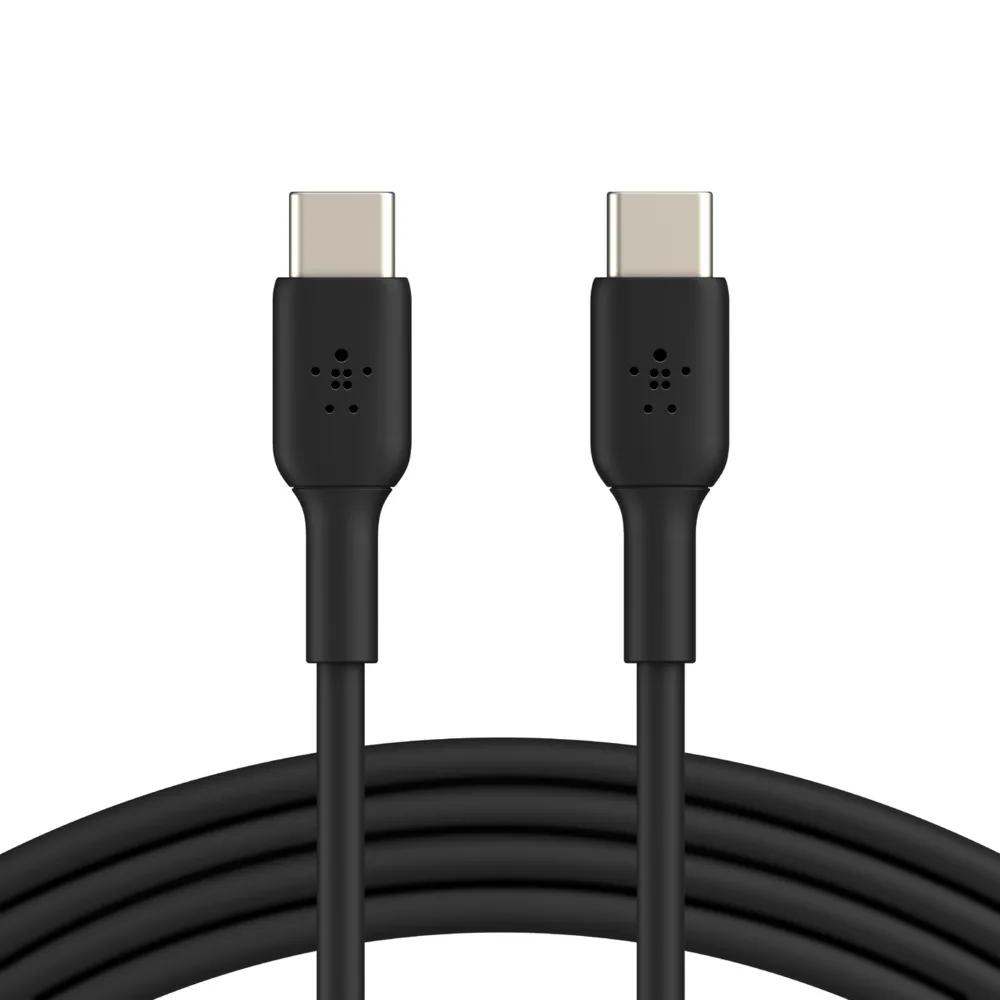 Кабель Belkin USB-C – USB-C 60 Вт 2 м чорний (CAB003BT2MBK)