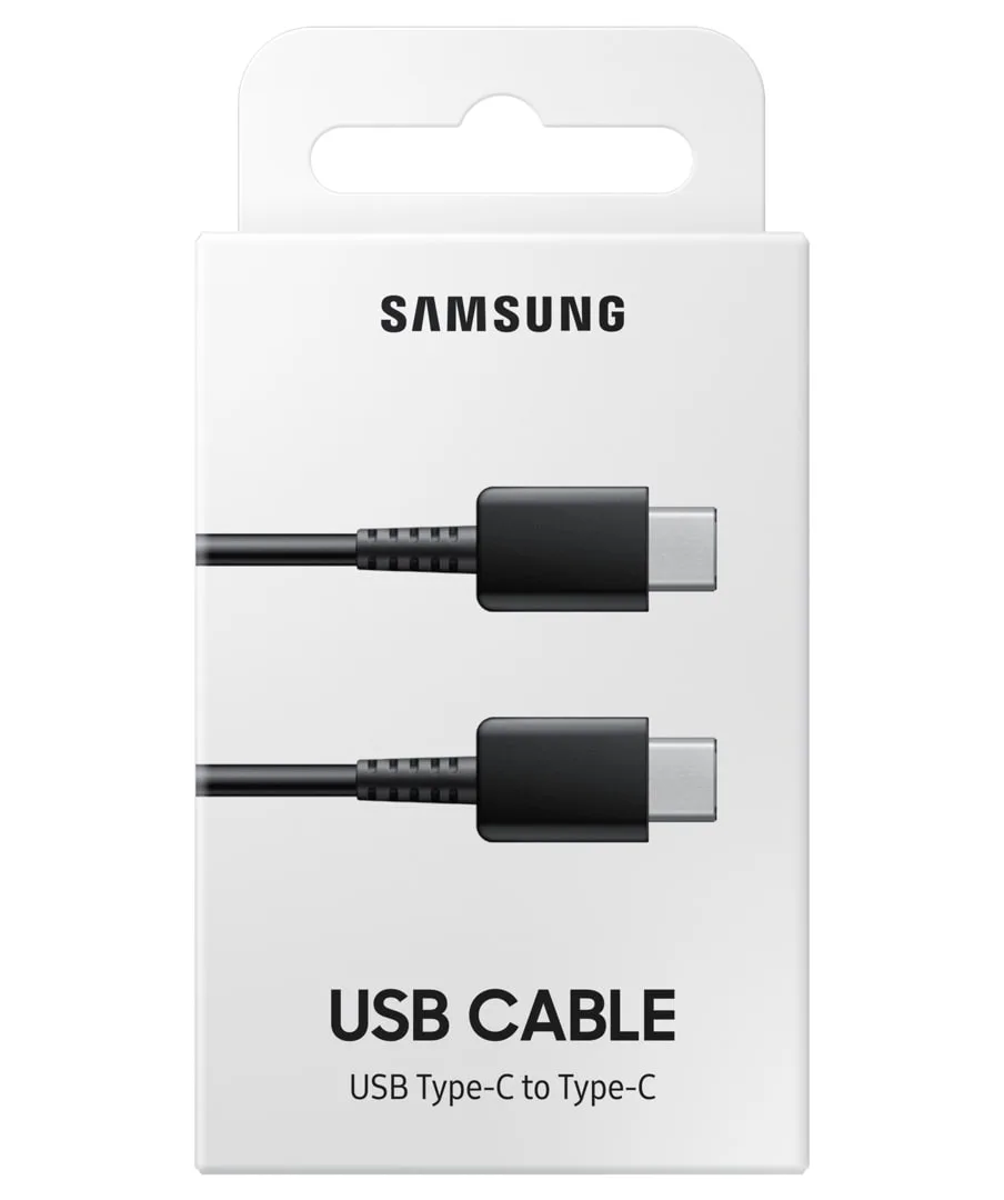 Кабель Samsung USB-C – USB-C 60 Вт 1 м чорний (EP-DA705BBRGRU) — фото 4