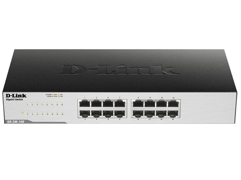 Коммутатор неуправляемый D-Link GO-SW-16G 16×GE