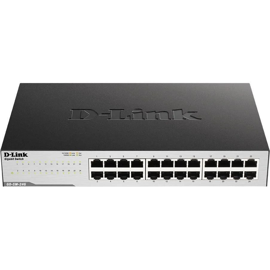 Комутатор некерований D-Link GO-SW-24G 24×GE