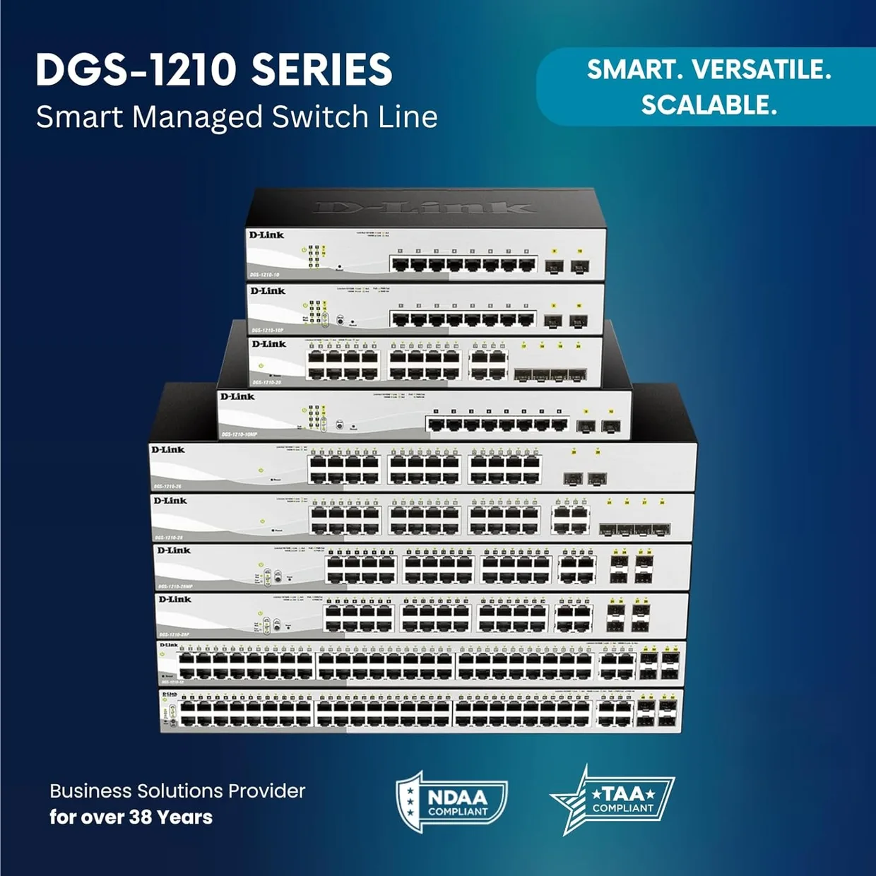 Коммутатор Smart D-Link DGS-1210-10P 8×GE PoE, 2×SFP — фото 17