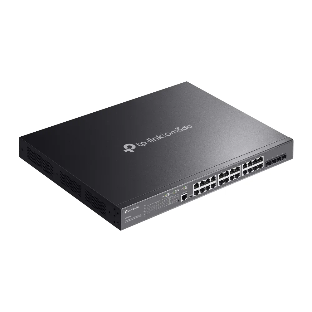Коммутатор управляемый TP-Link Omada SG3428XMP 24×GE PoE+ 384 Вт, 4×SFP+ — фото 3