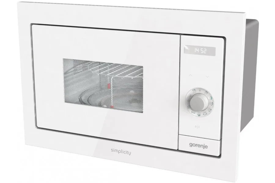 Микроволновая печь встраиваемая Gorenje BM235G1SYW 23 л белая — фото 2