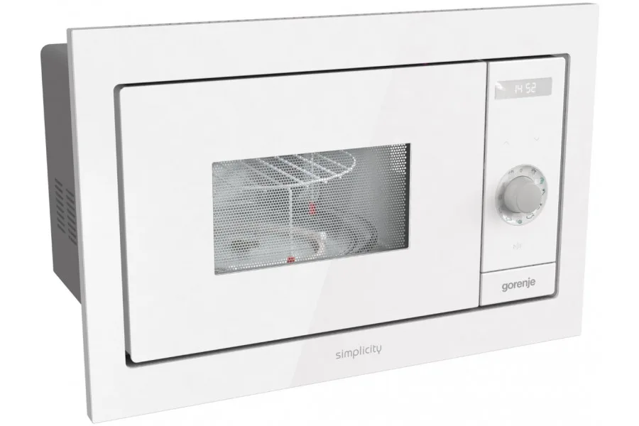 Микроволновая печь встраиваемая Gorenje BM235G1SYW 23 л белая — фото 3