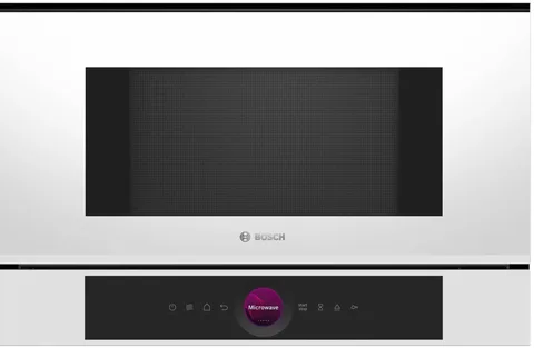 Микроволновая печь встраиваемая Bosch BFL7221W1 20 л белая