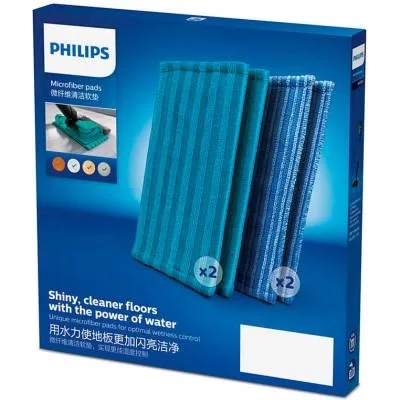 Набор микрофибровых накладок Philips XV1700/01 для вертикальных пылесосов Aqua