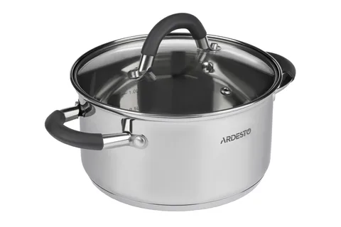 Кастрюля с крышкой Ardesto Gemini Salerno 2,3 л, нержавеющая сталь (AR1925CS)