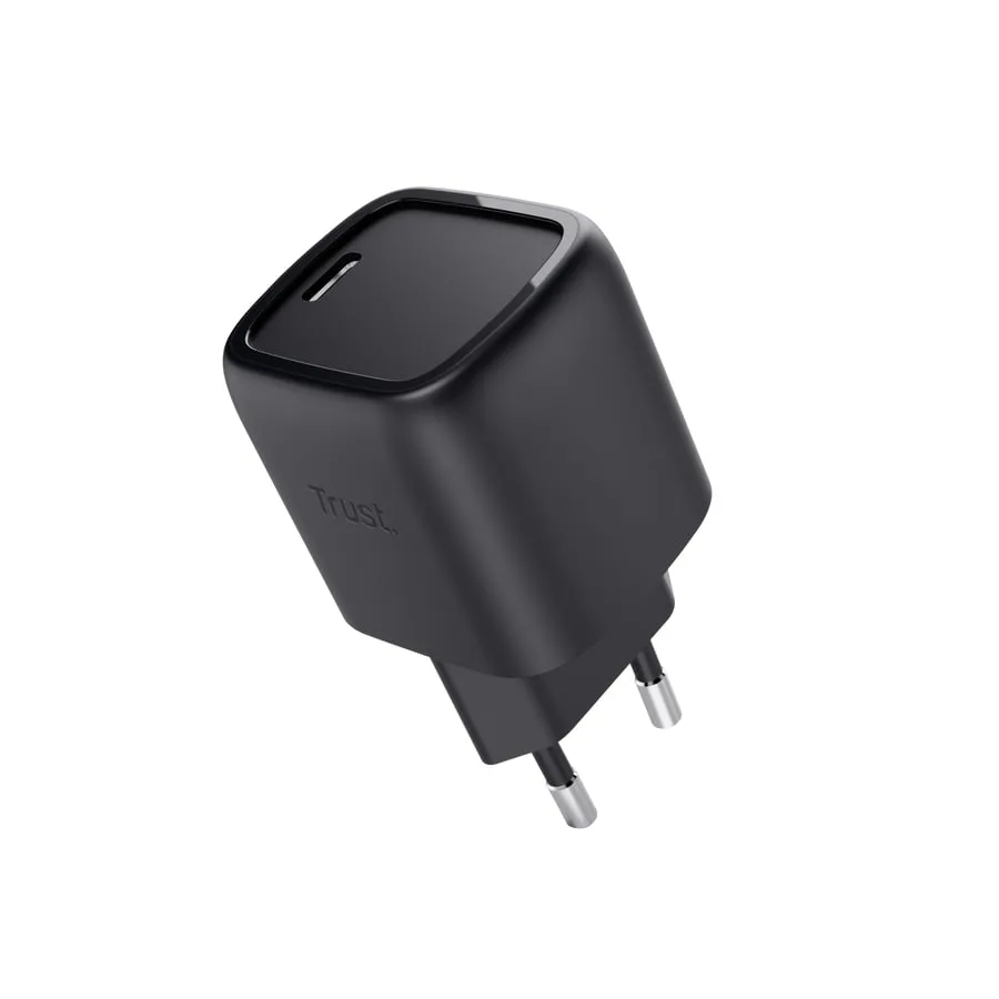 Мережевий зарядний пристрій Trust Maxo 30 Вт USB-C GaN чорний — фото 3