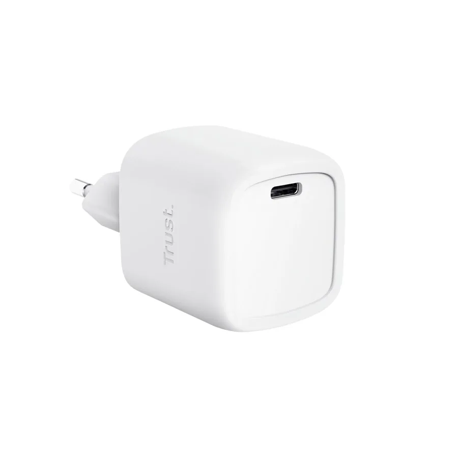 Мережевий зарядний пристрій Trust Maxo 30 Вт USB-C GaN білий — фото 2
