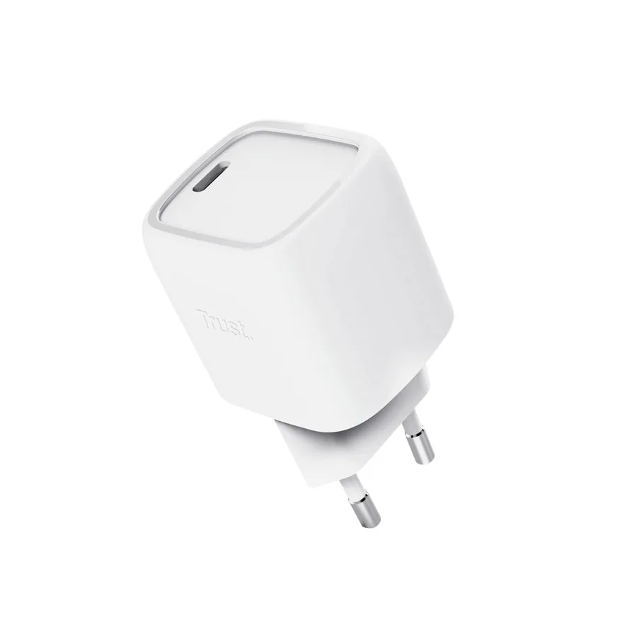 Мережевий зарядний пристрій Trust Maxo 30 Вт USB-C GaN білий — фото 3