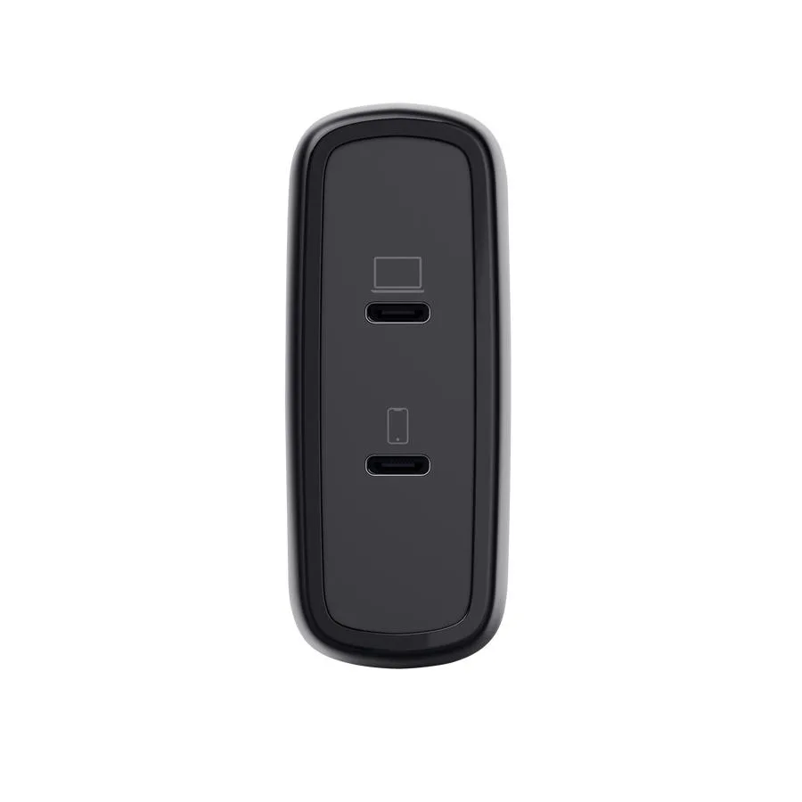 Сетевое зарядное устройство Trust Maxo 100 Вт 2×USB-C GaN, кабель USB-C 2 м черный — фото 7